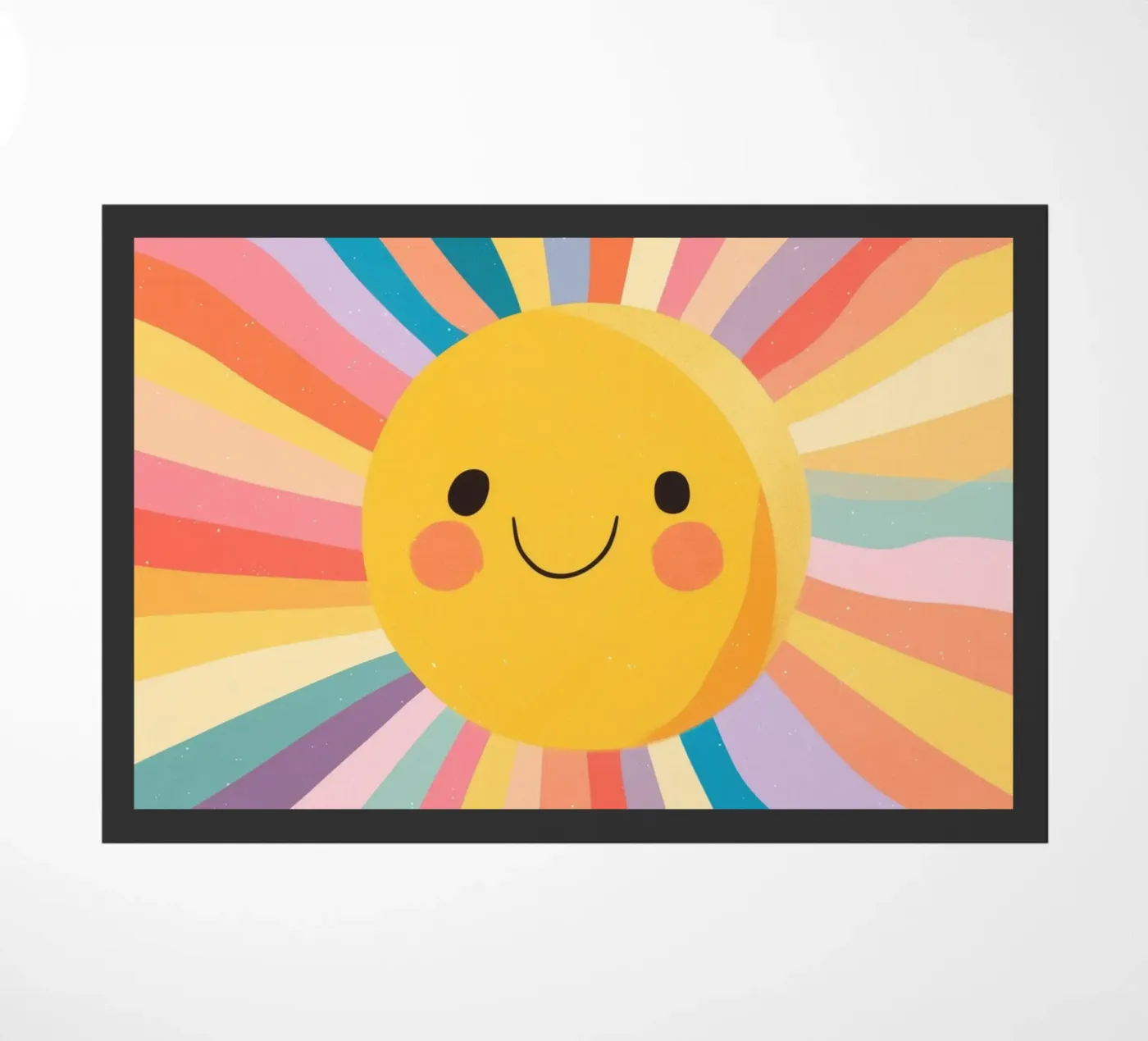 Rainbow Sunshine deurmat van Kiara