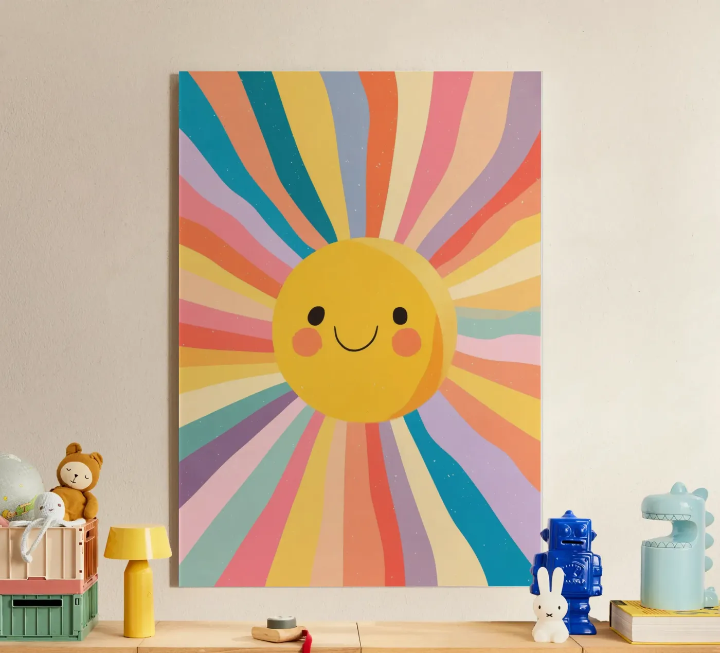 Rainbow Sunshine acryl van Kiara