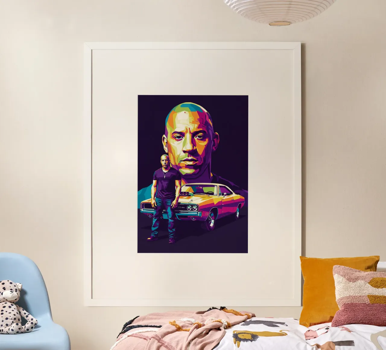 Vin Diesel - Dominic Toretto (1) Poster von Hantamrata