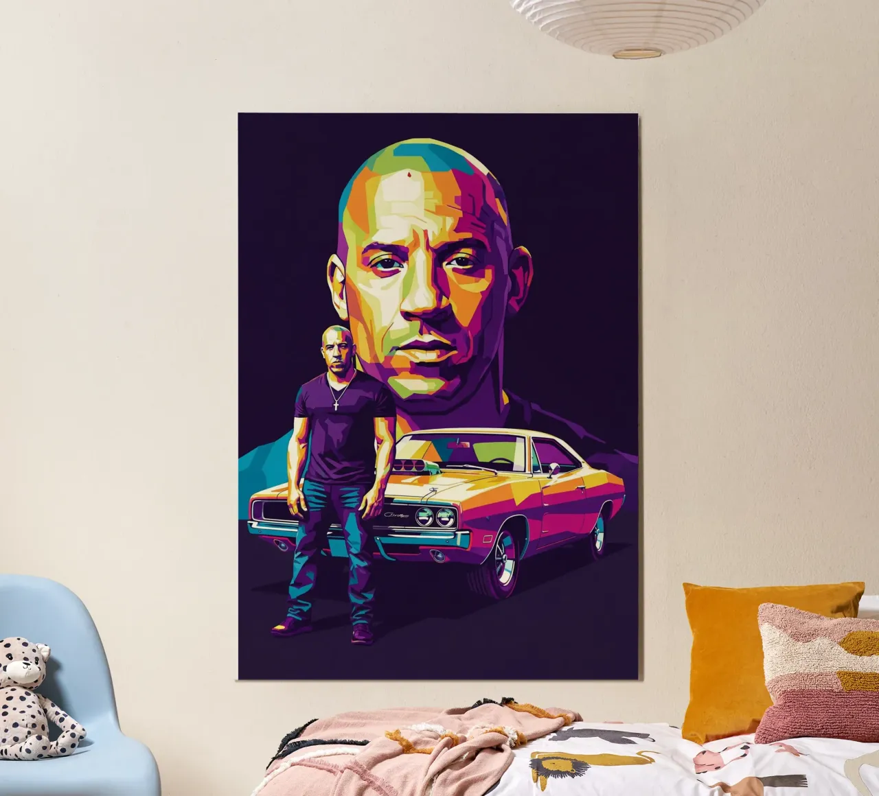 Vin Diesel - Dominic Toretto (1) Poster von Hantamrata