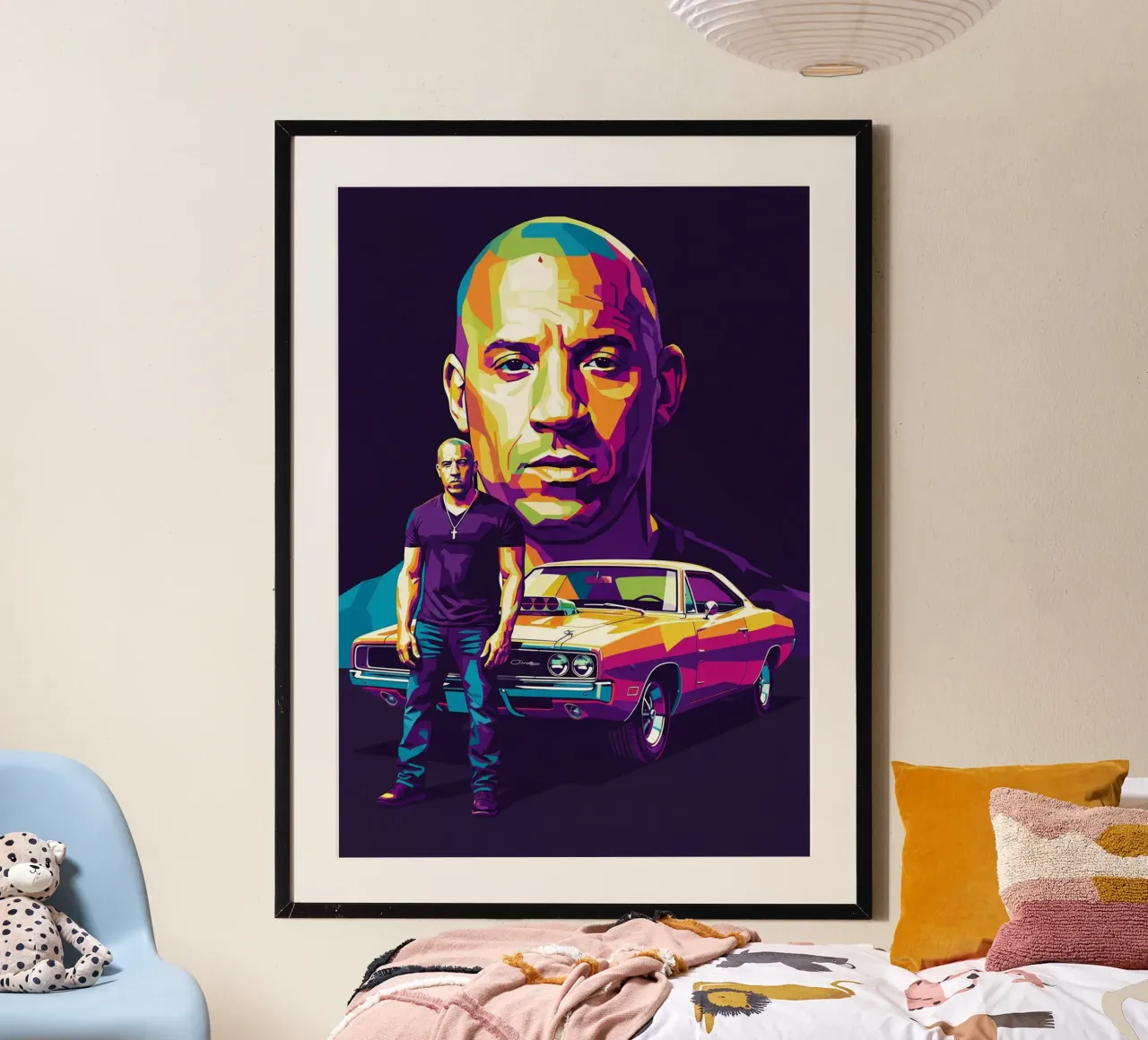 Vin Diesel - Dominic Toretto (1) Poster von Hantamrata