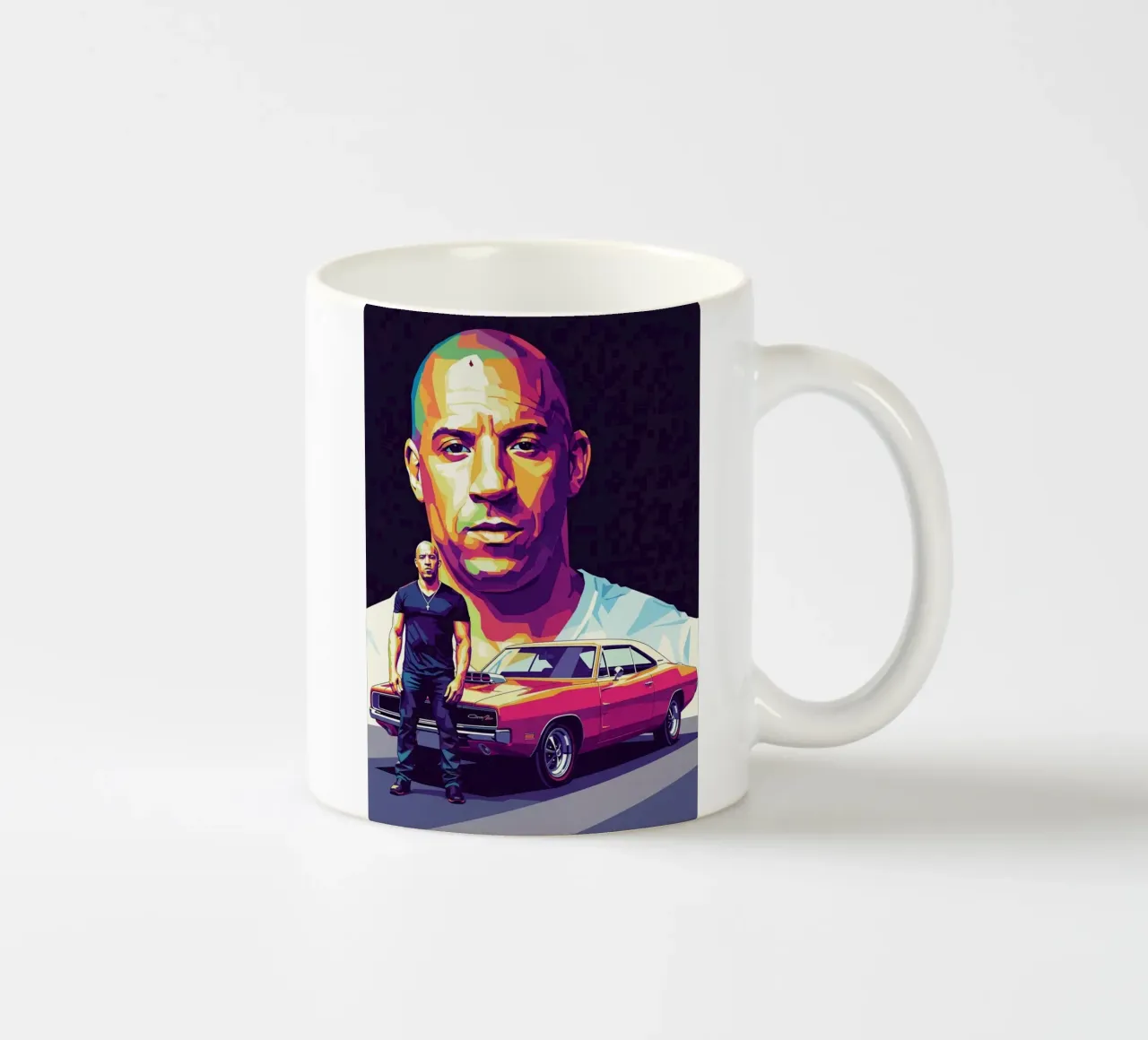 Vin Diesel - Dominic Toretto (4) tazza in ceramica da Hantamrata