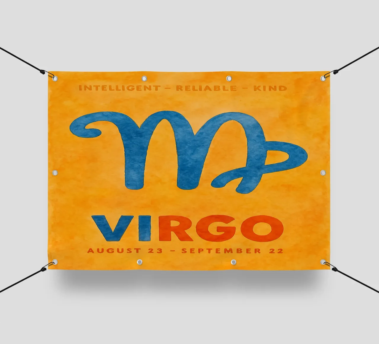 pittura zodiacale virgo telo in pvc da Shillas