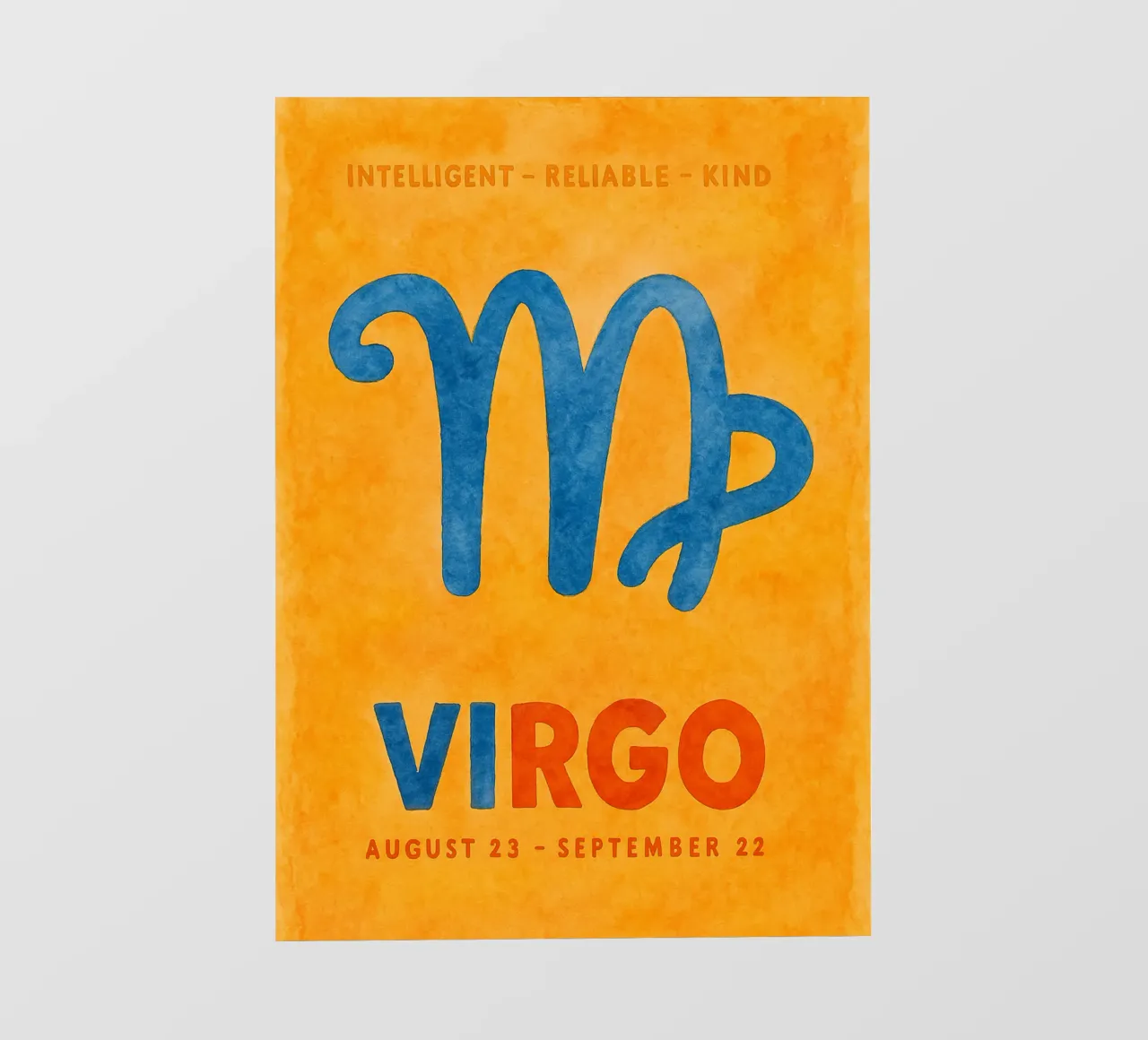 pittura zodiacale virgo telo in pvc da Shillas