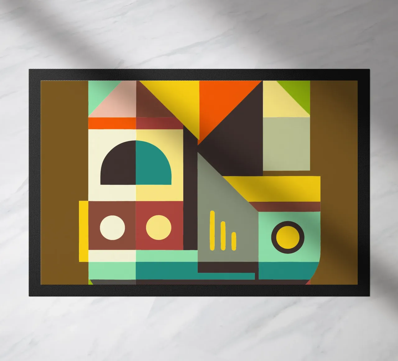 train vector illustration doormat by Shillas