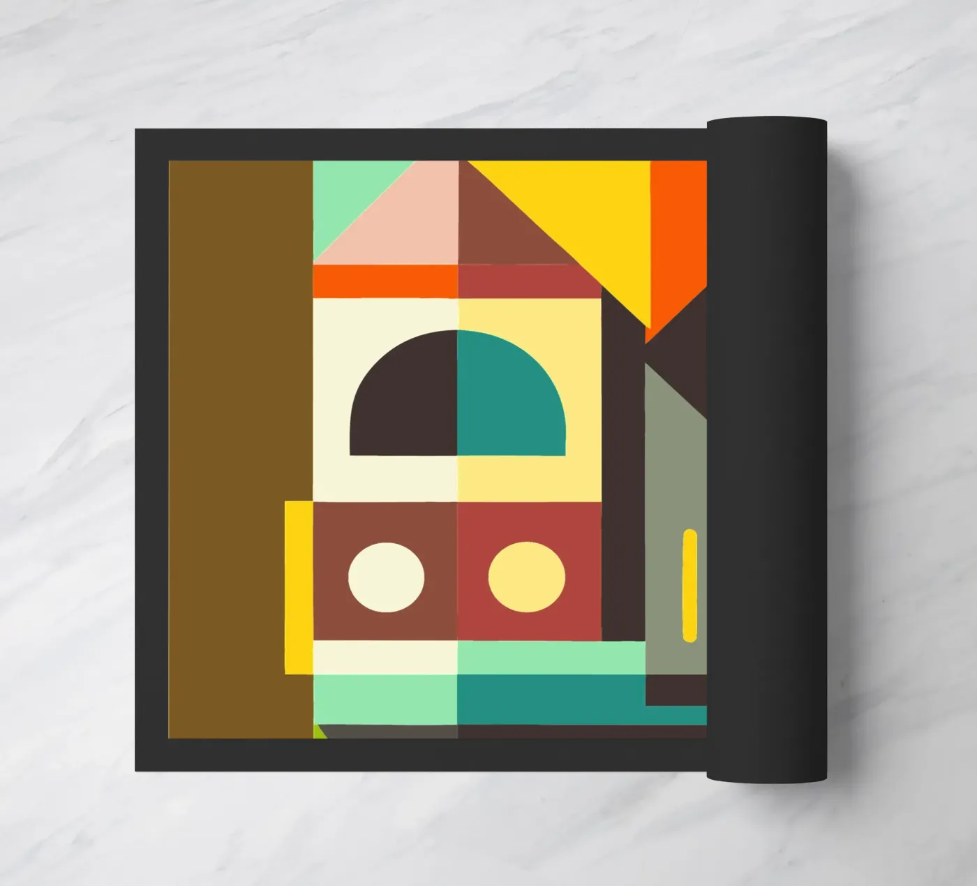 zug vektor-illustration Fußmatte von Shillas