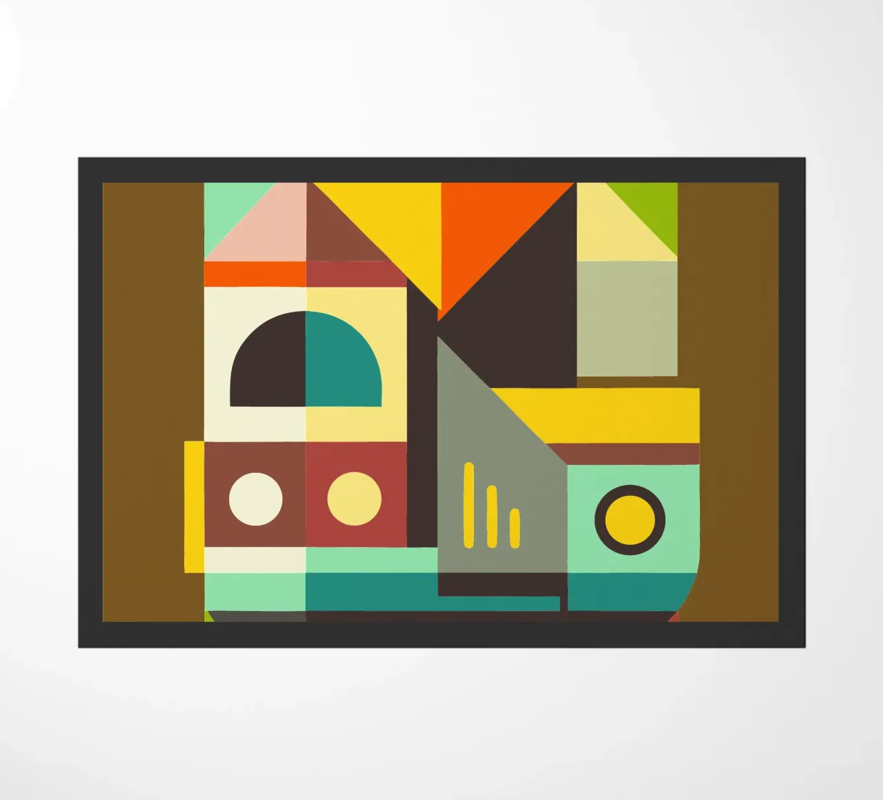 train vector illustration doormat by Shillas