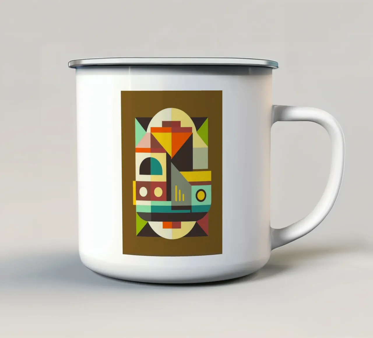 illustrazione vettoriale del treno tazza in smalto da Shillas