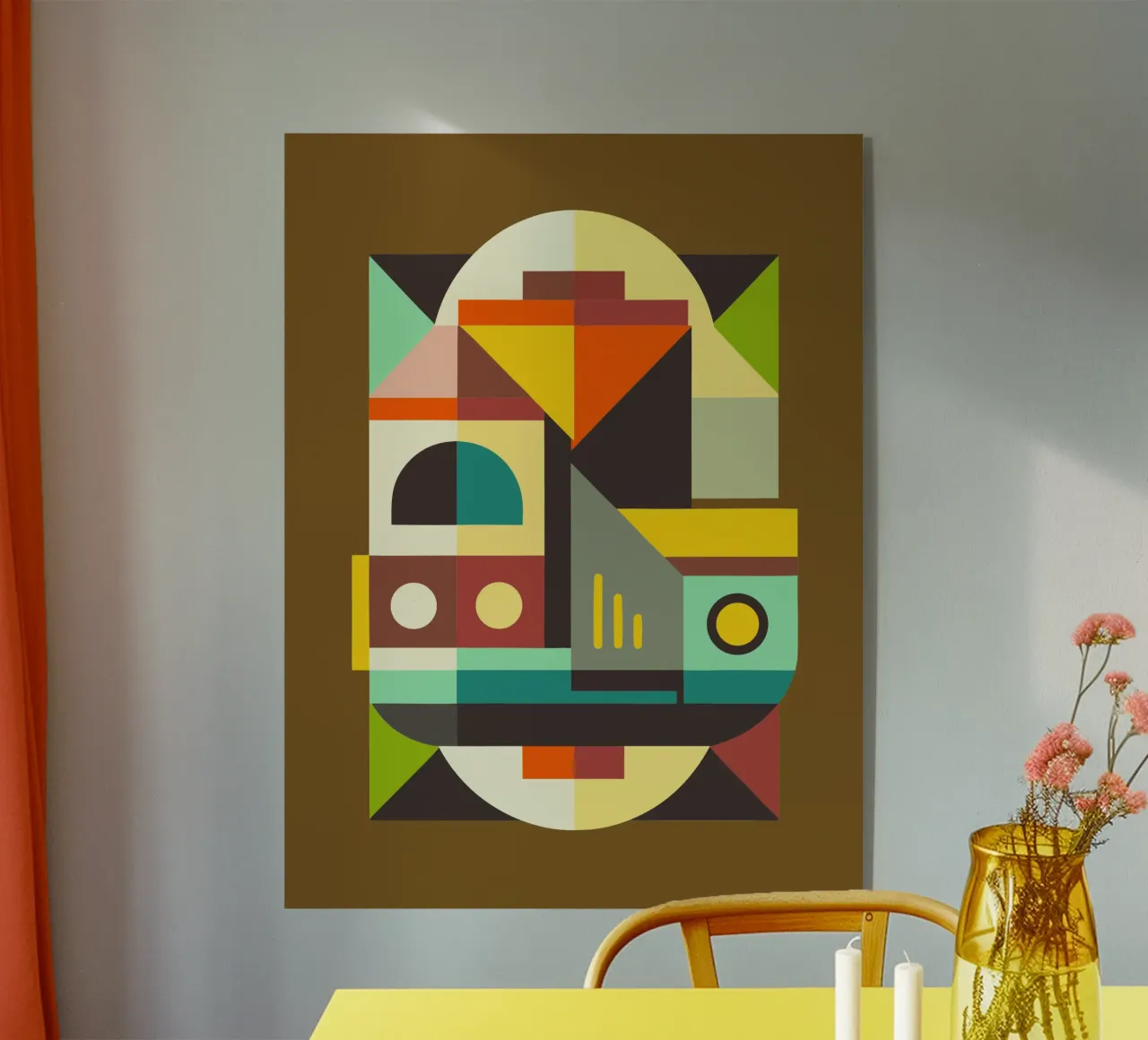 vectorillustratie trein acryl van Shillas