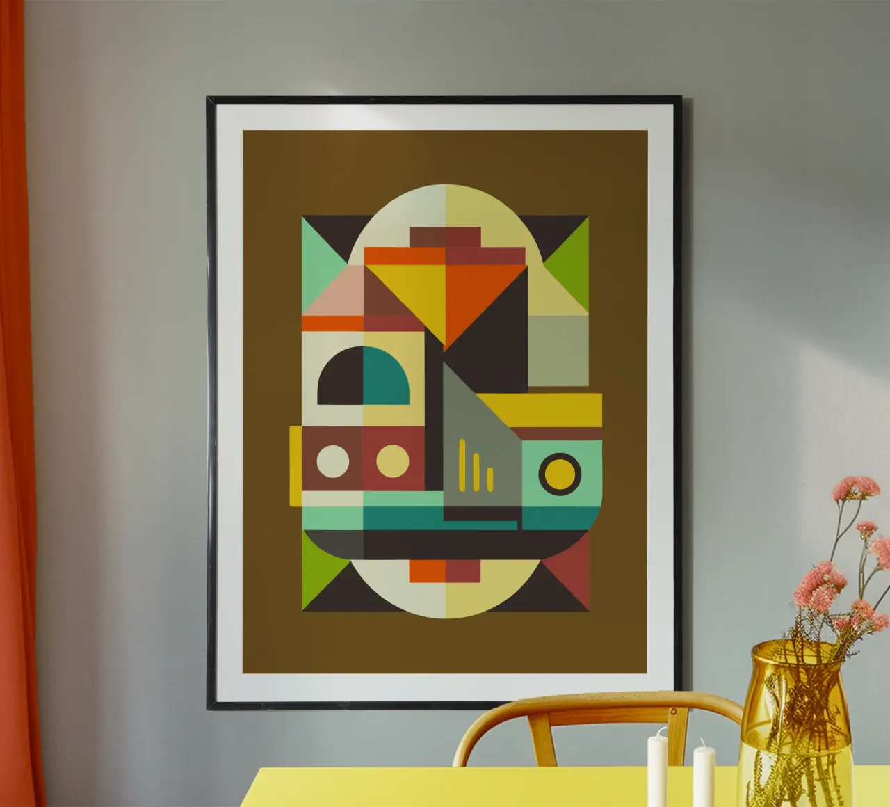 illustrazione vettoriale del treno poster da Shillas