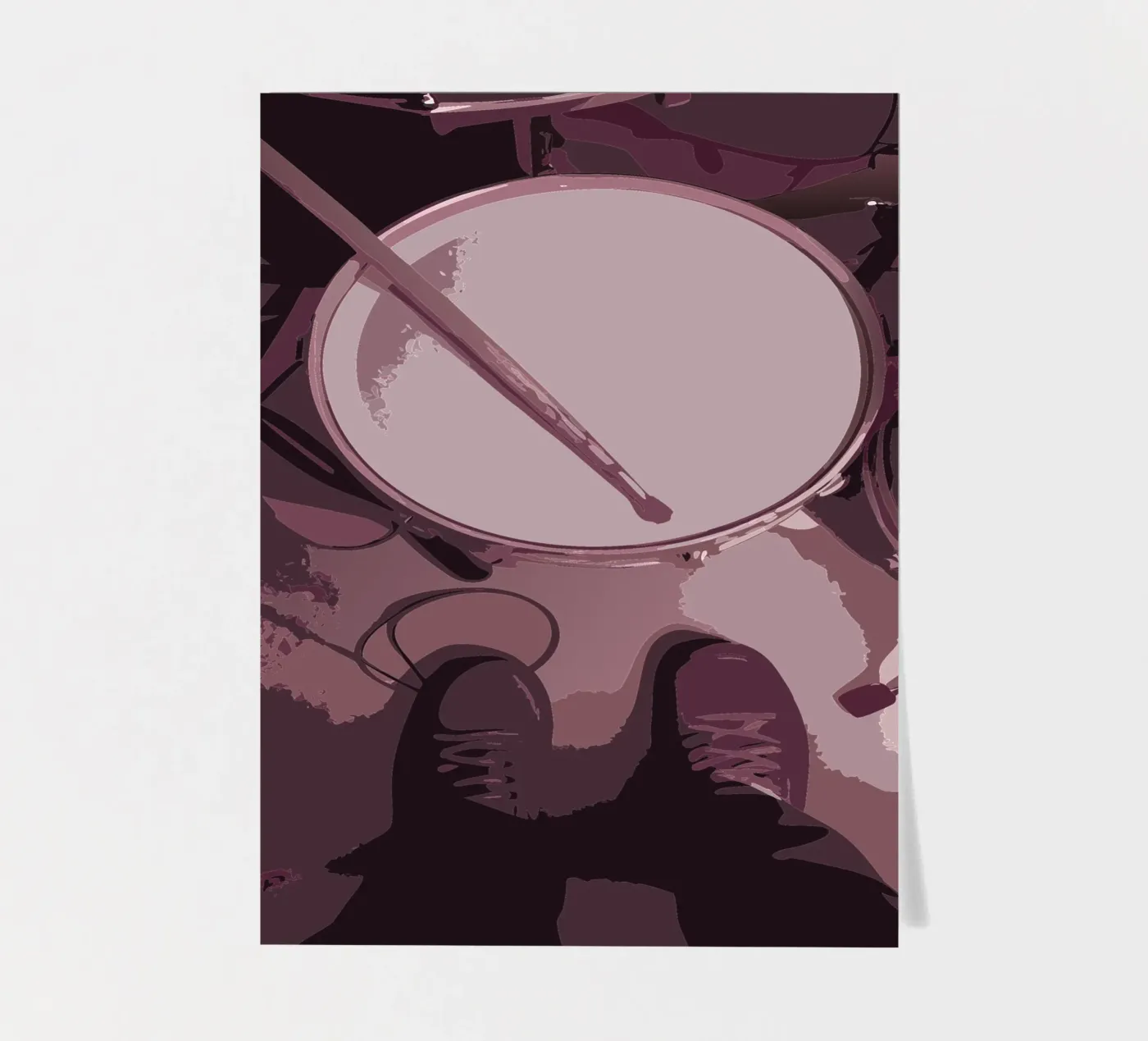 Drummer sticker sheet by MUSIC EDITION