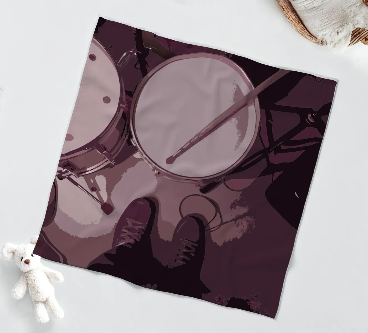 Drummer fleecedeken van MUSIC EDITION