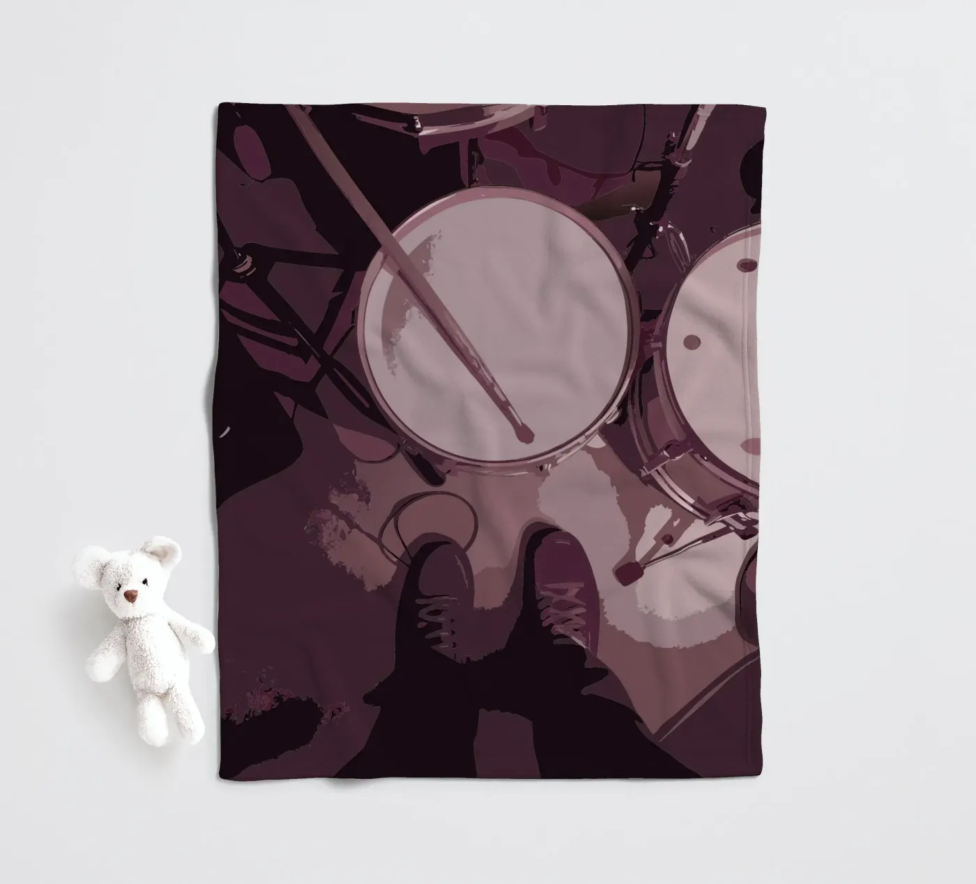 Drummer fleecedeken van MUSIC EDITION