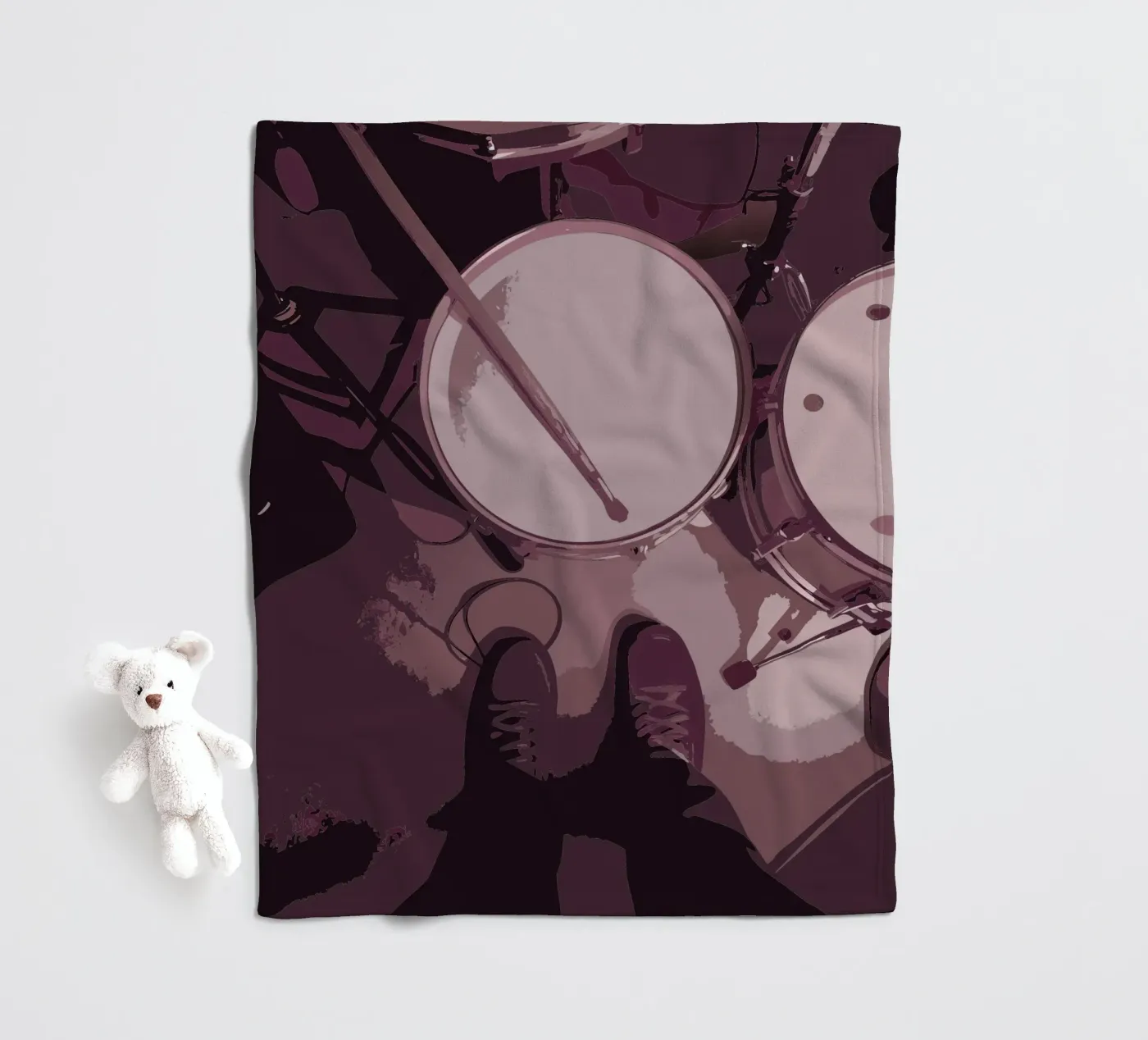 Drummer fleecedeken van MUSIC EDITION