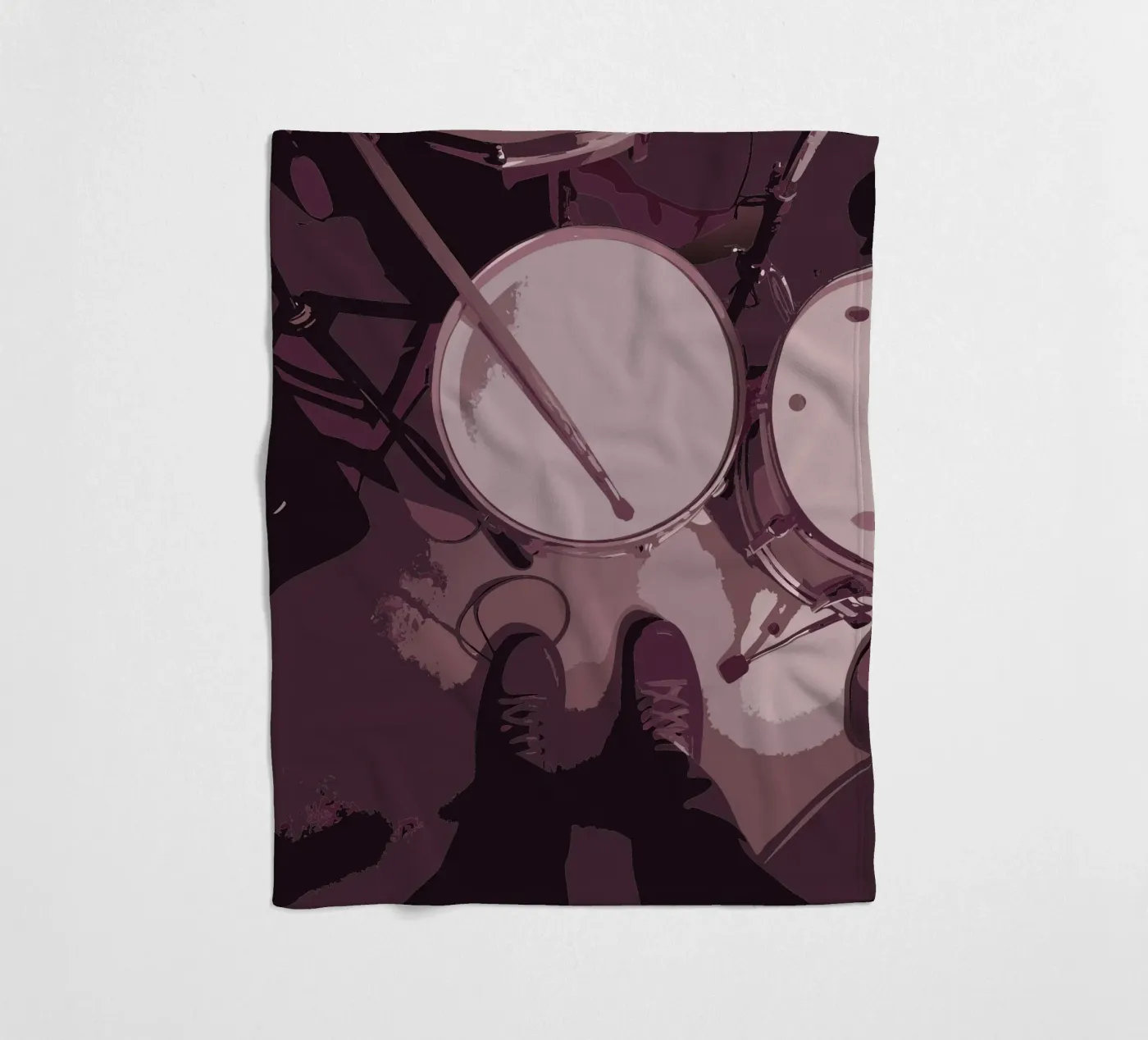Drummer fleecedeken van MUSIC EDITION