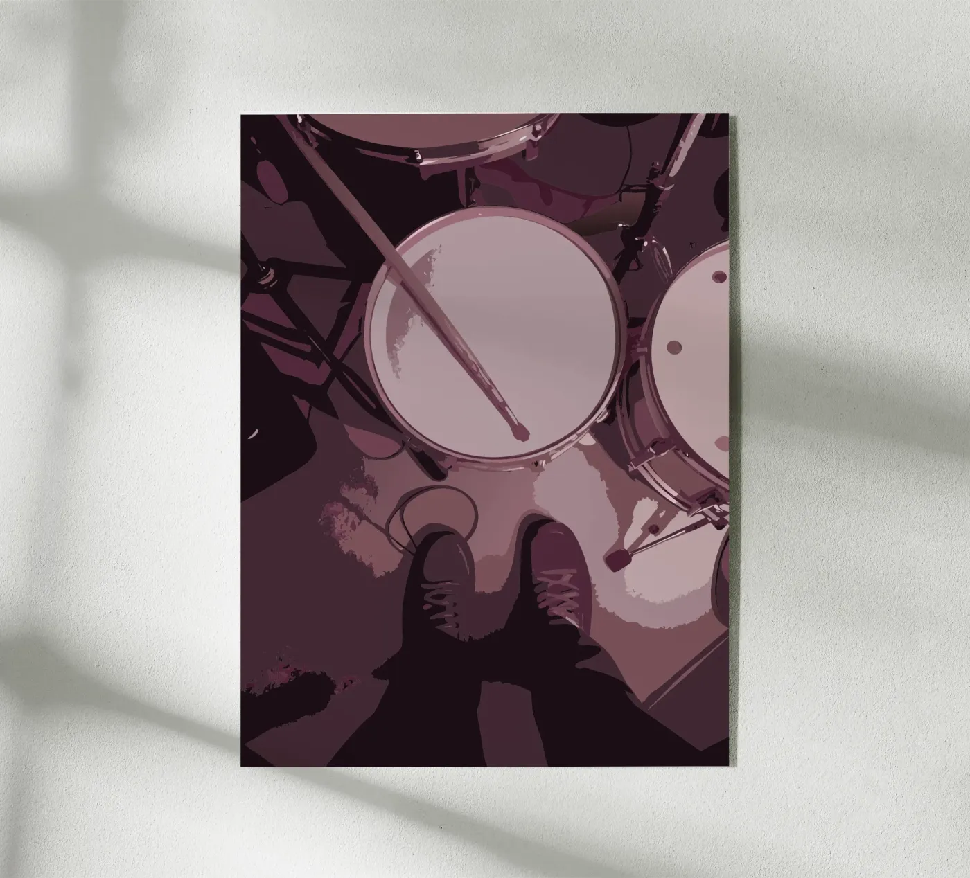 Drummer acrylic glass by MUSIC EDITION