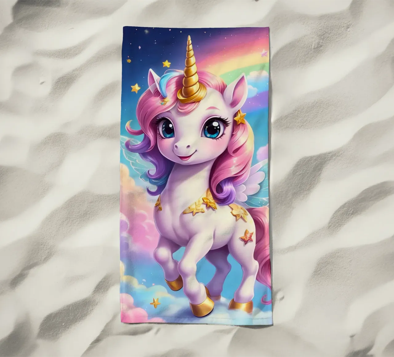 Unicorn cute telo mare da Cute Art