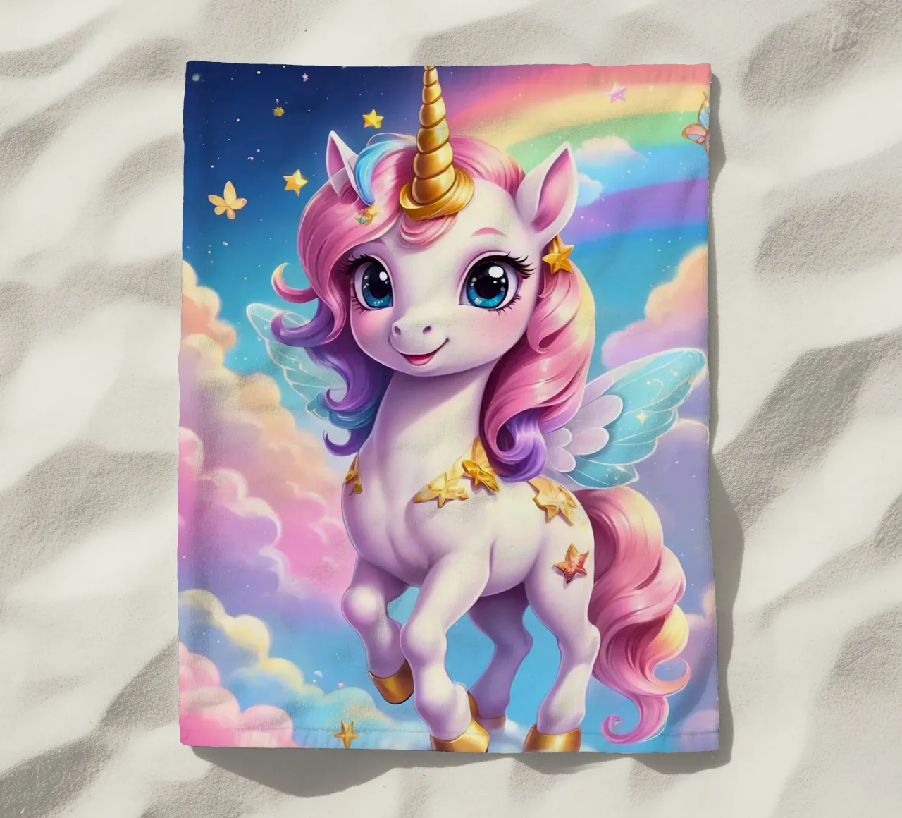 Unicorn cute telo mare da Cute Art