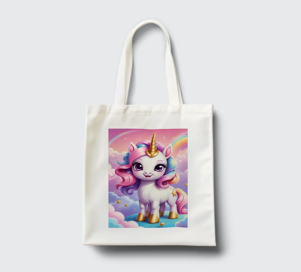Unicorn borsa in juta da Cute Art