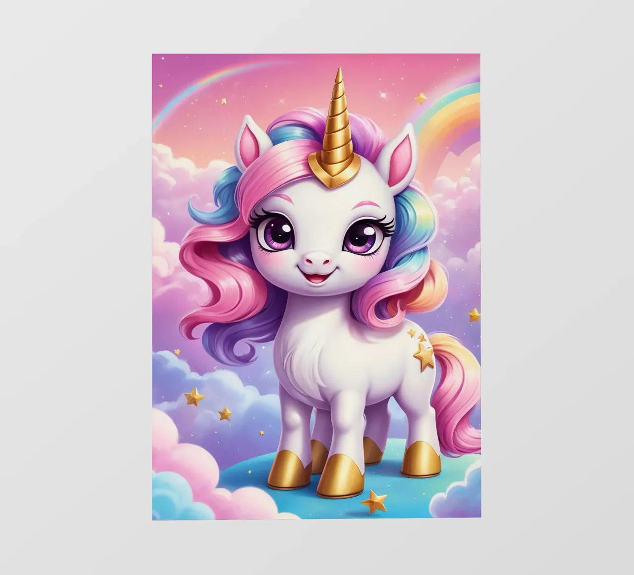 Unicorn pellicola backlit da Cute Art