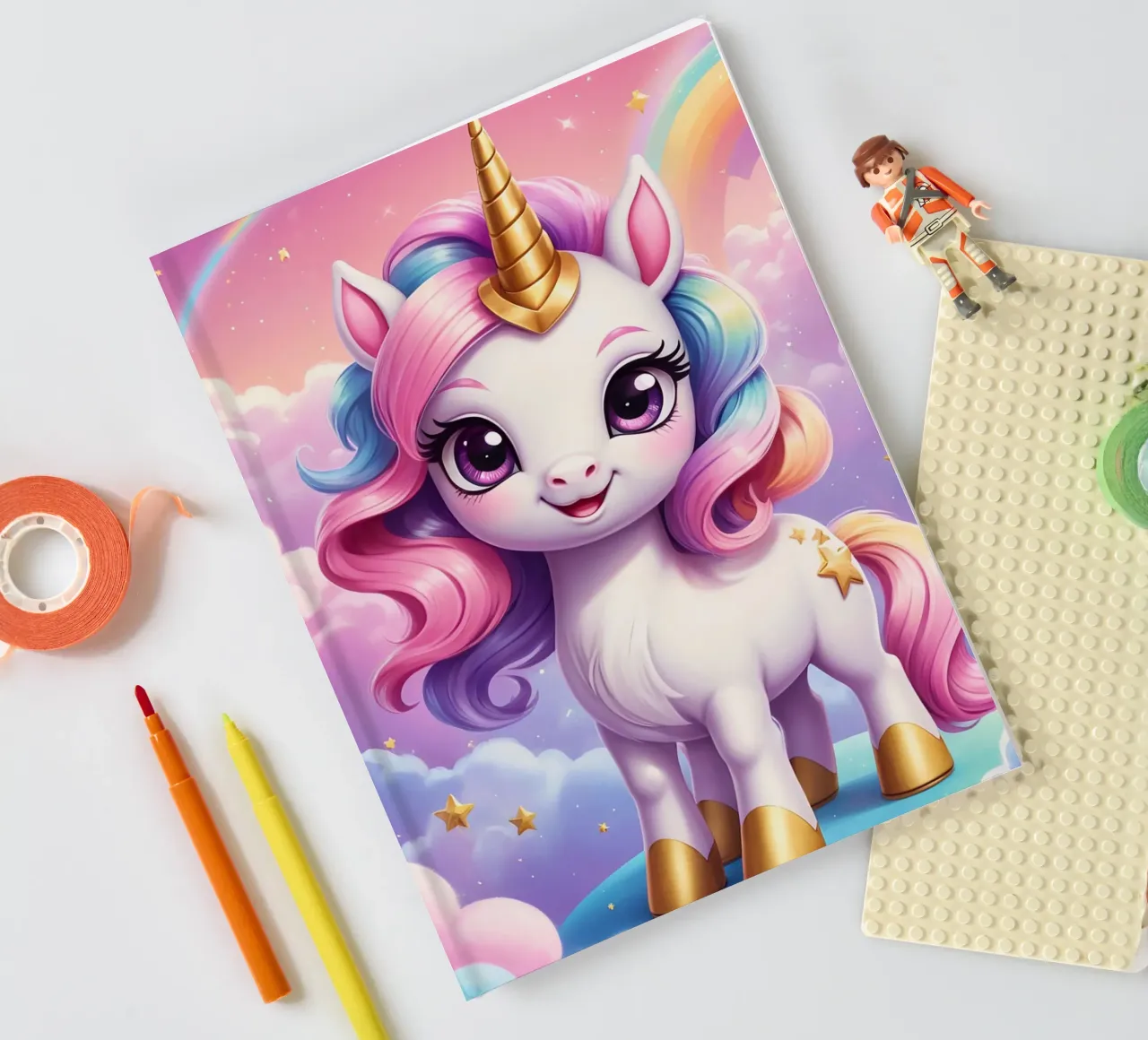 Unicorn notebook by Cute Art
