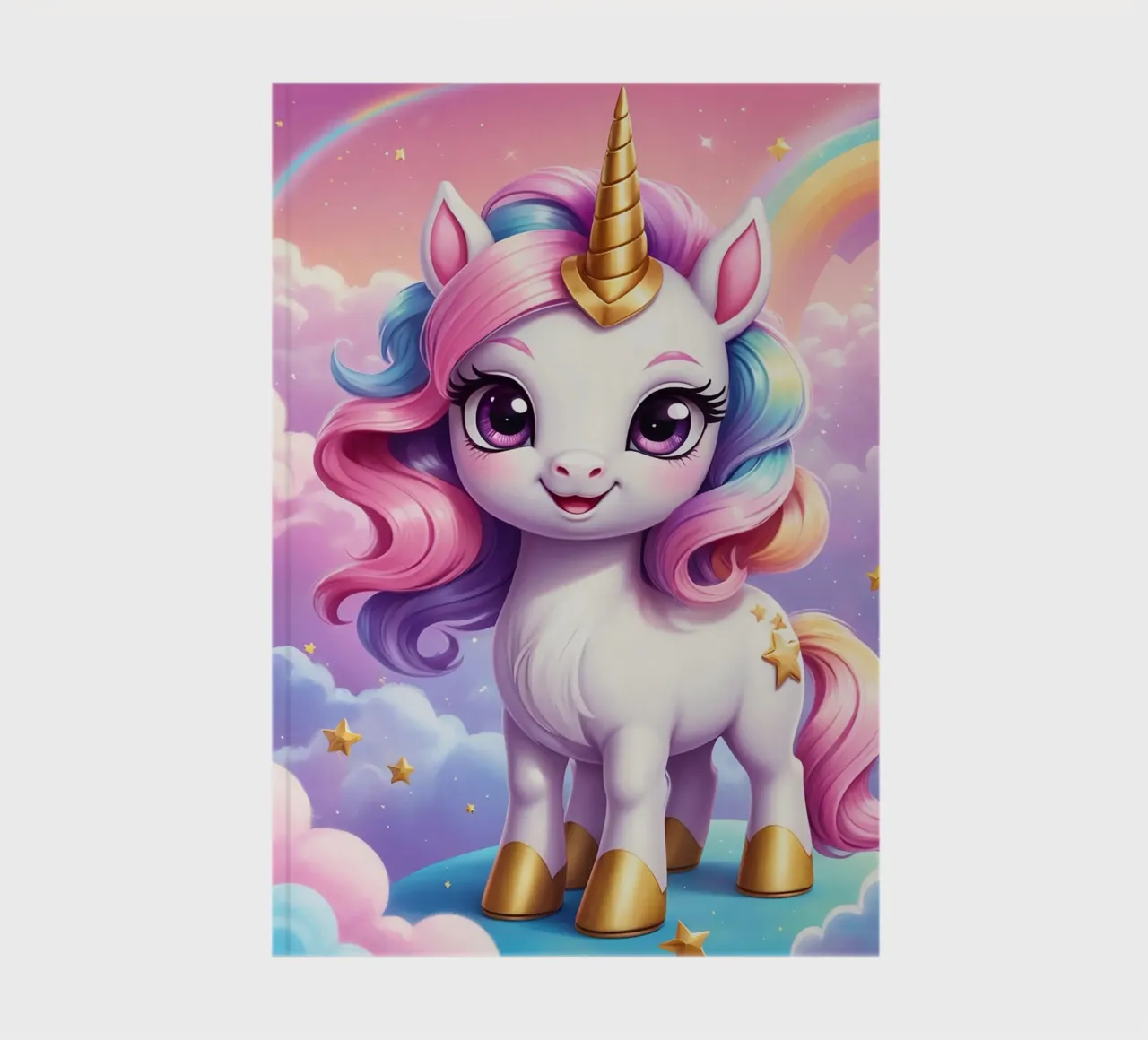 Unicorn notebook by Cute Art