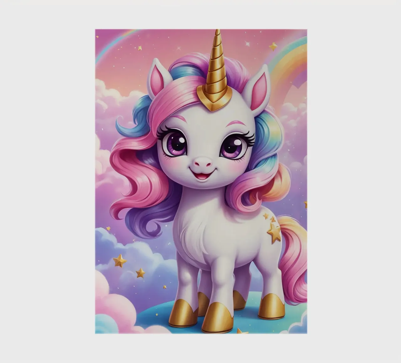 Unicorn notebook by Cute Art