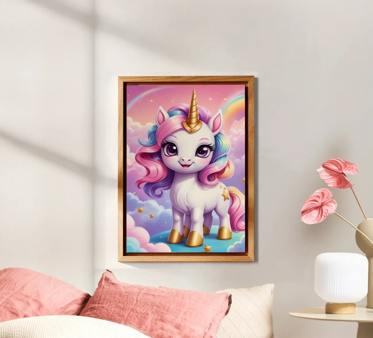 Unicorn alluminio dibond da Cute Art
