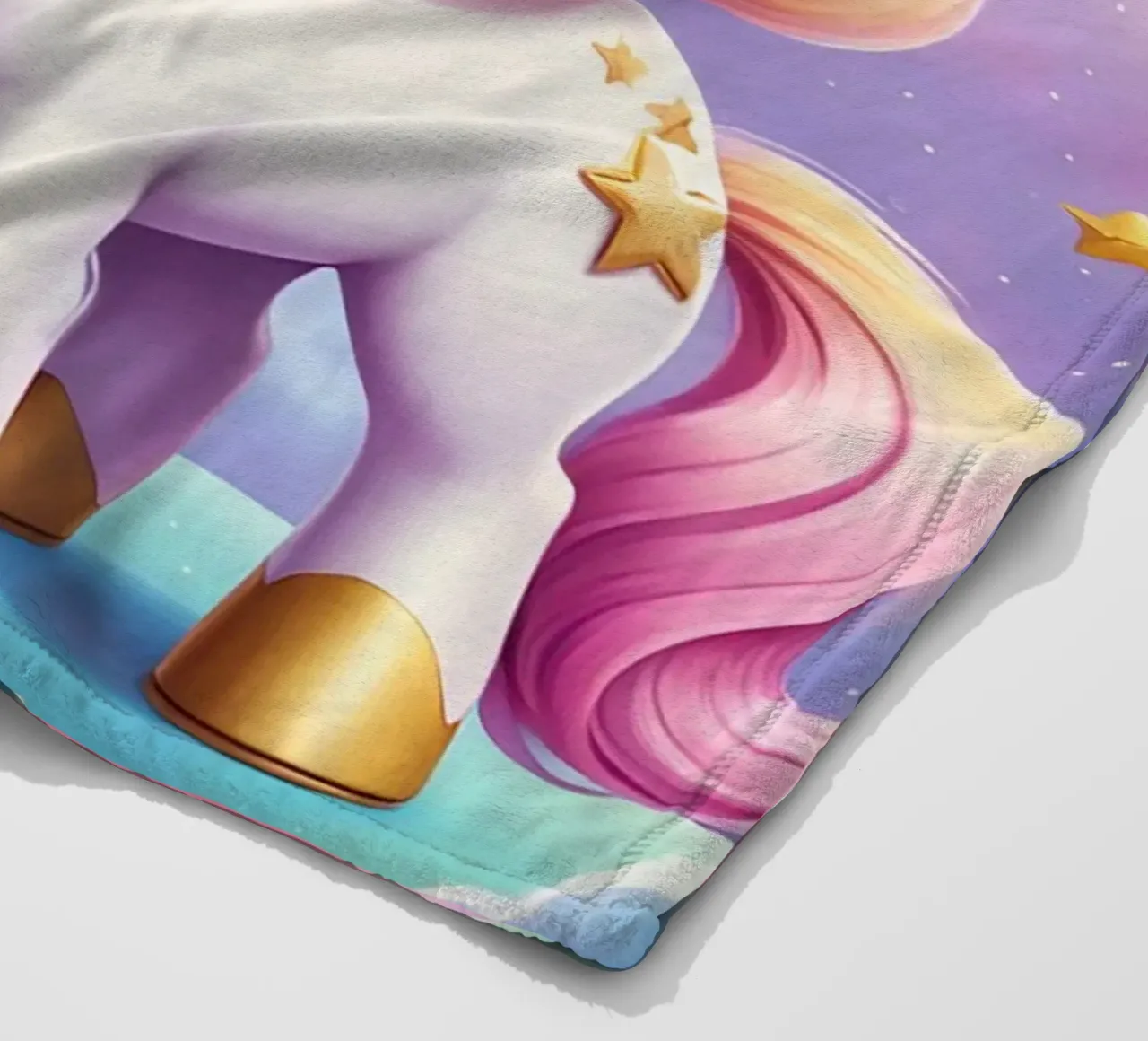 Unicorn coperta in pile da Cute Art