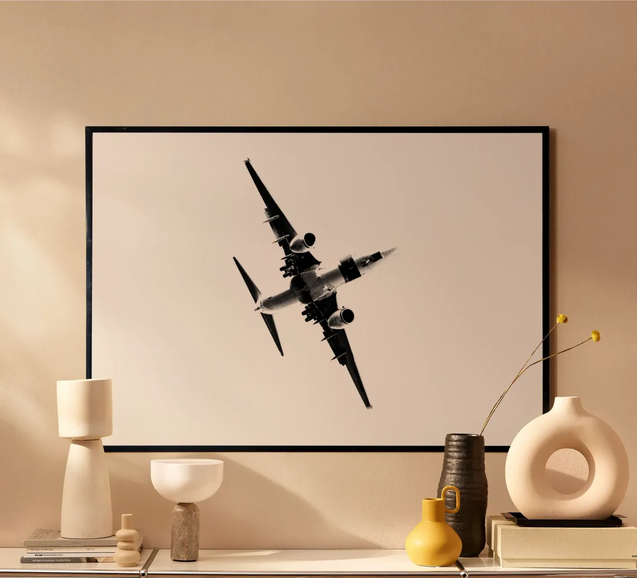 Sull'allontanamento poster con telaio in legno da Tal Paz-Fridman