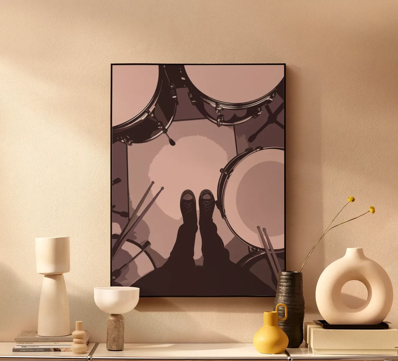 Batterista plexiglass da MUSIC EDITION