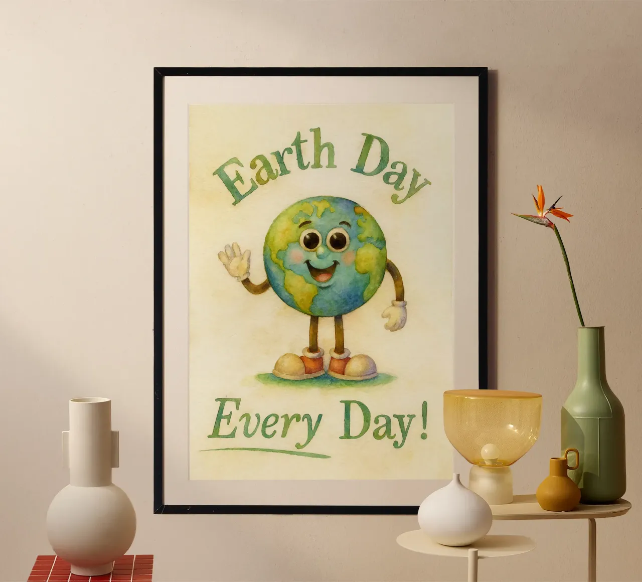 giornata della terra disegno quotidiano illustrazione poster da citralake