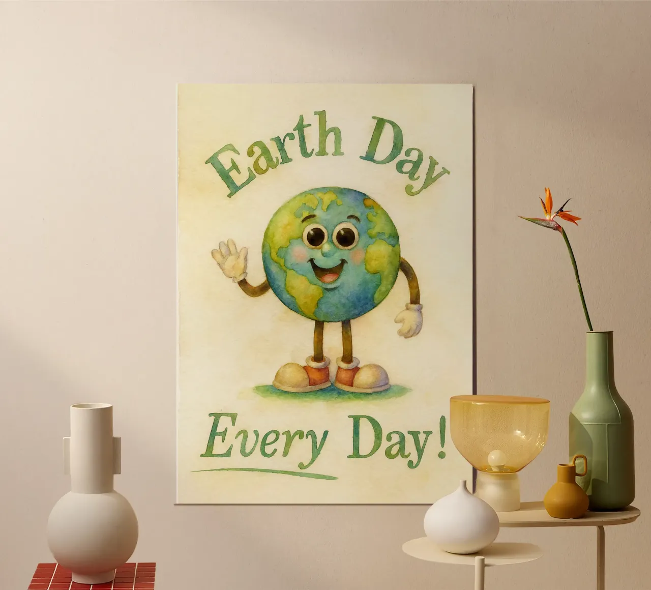 giornata della terra disegno quotidiano illustrazione poster da citralake