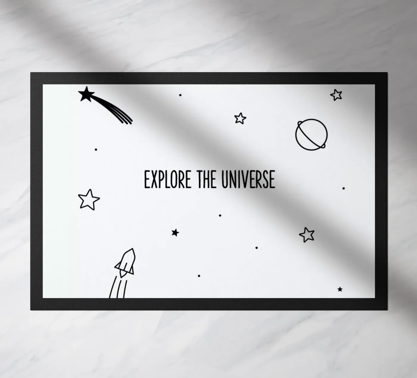 Universe doormat by Evita Witzenhausen