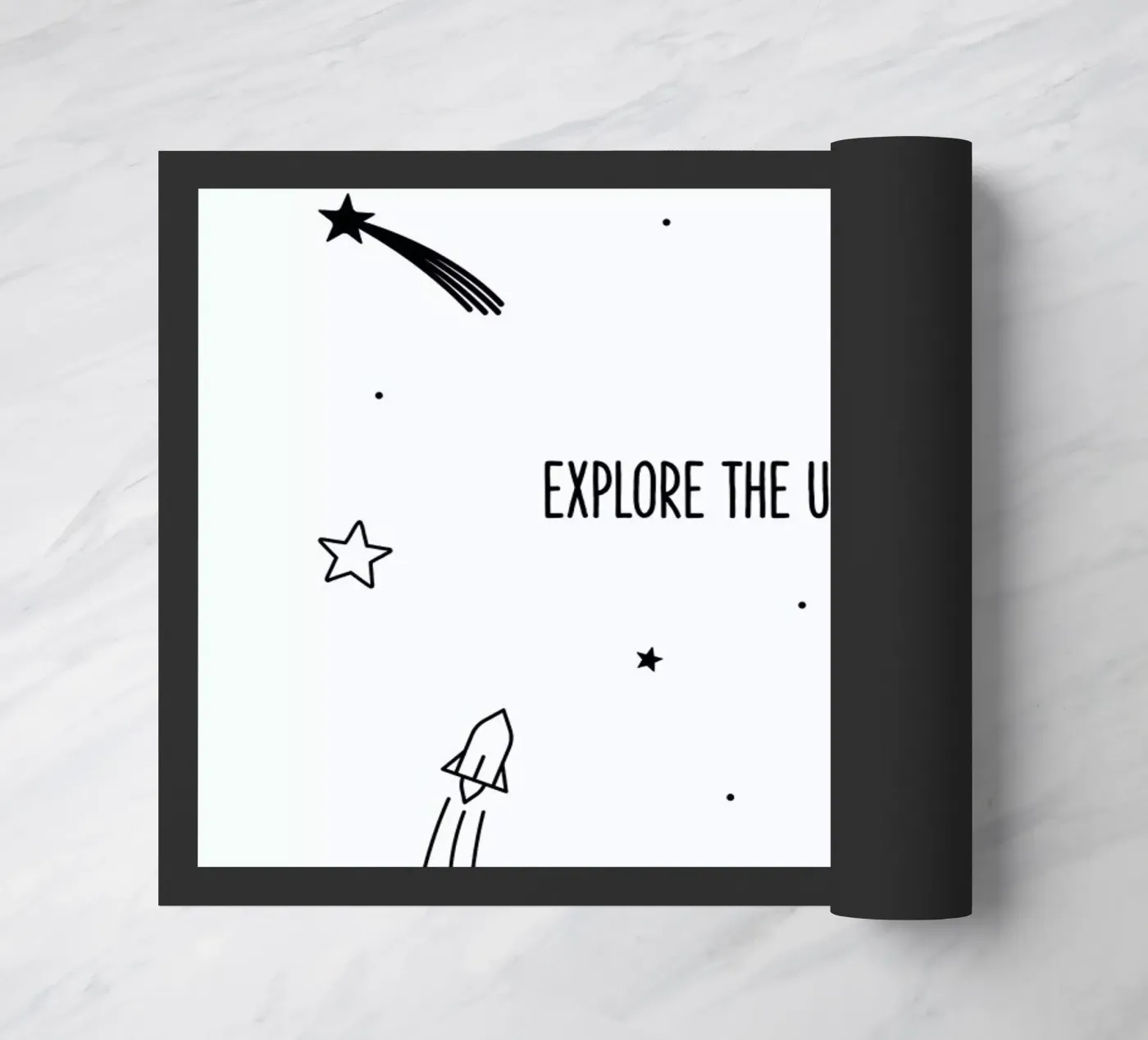 Universe doormat by Evita Witzenhausen