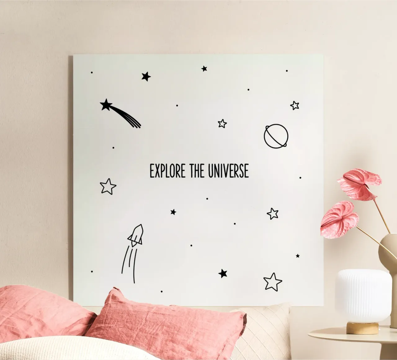 Universe acrylic glass by Evita Witzenhausen