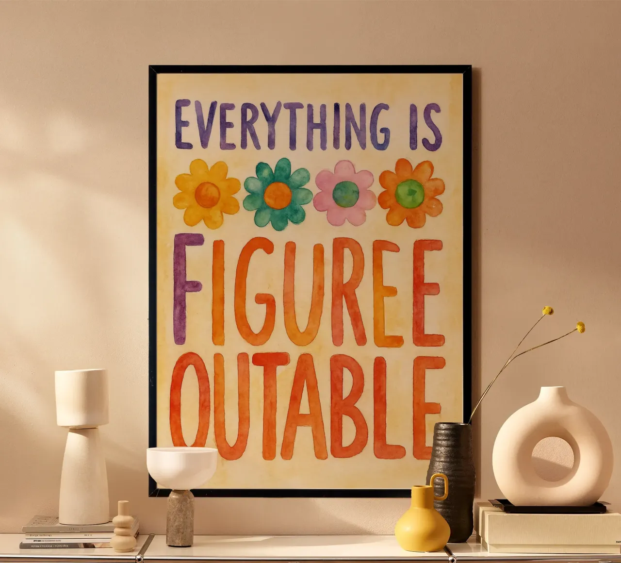 tutto è calcolabile disegno illustrazione poster da citralake