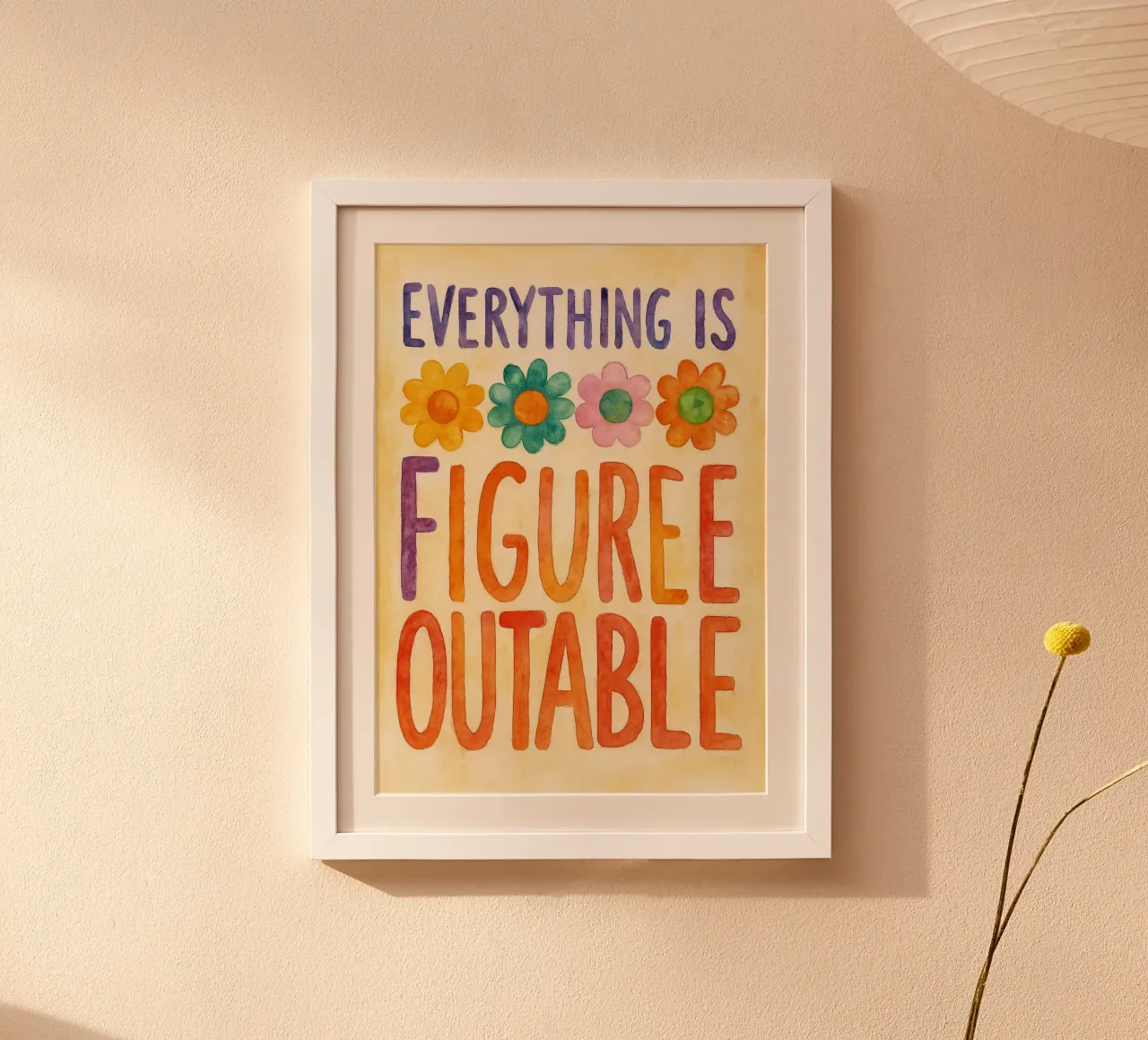 tutto è calcolabile disegno illustrazione poster da citralake