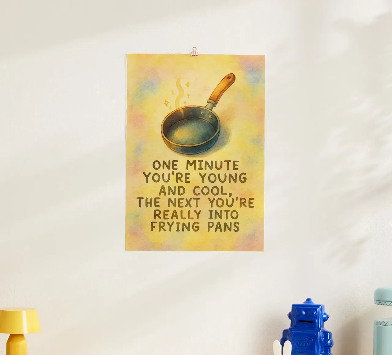padelle disegno illustrazione poster da citralake