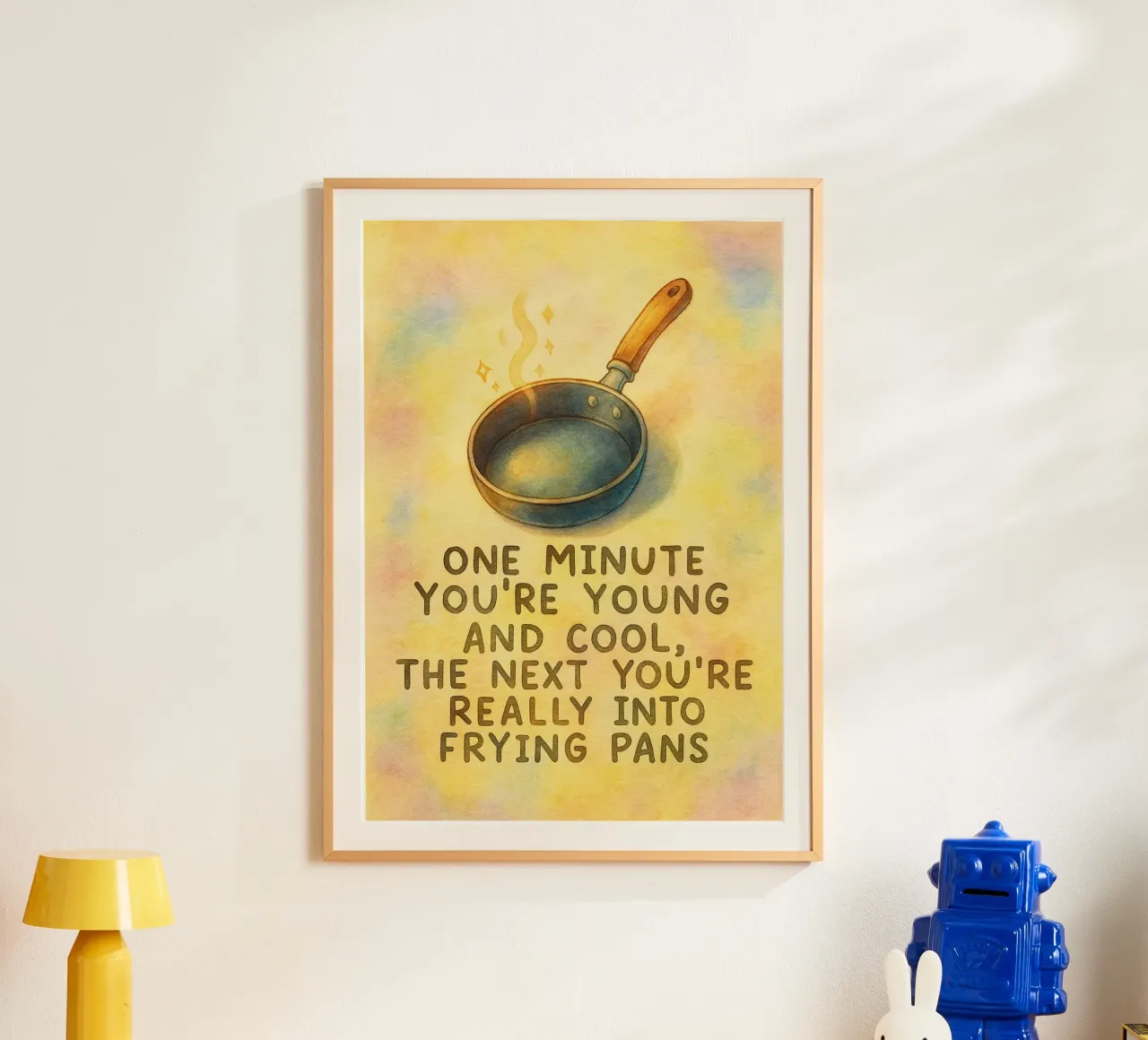 padelle disegno illustrazione poster da citralake
