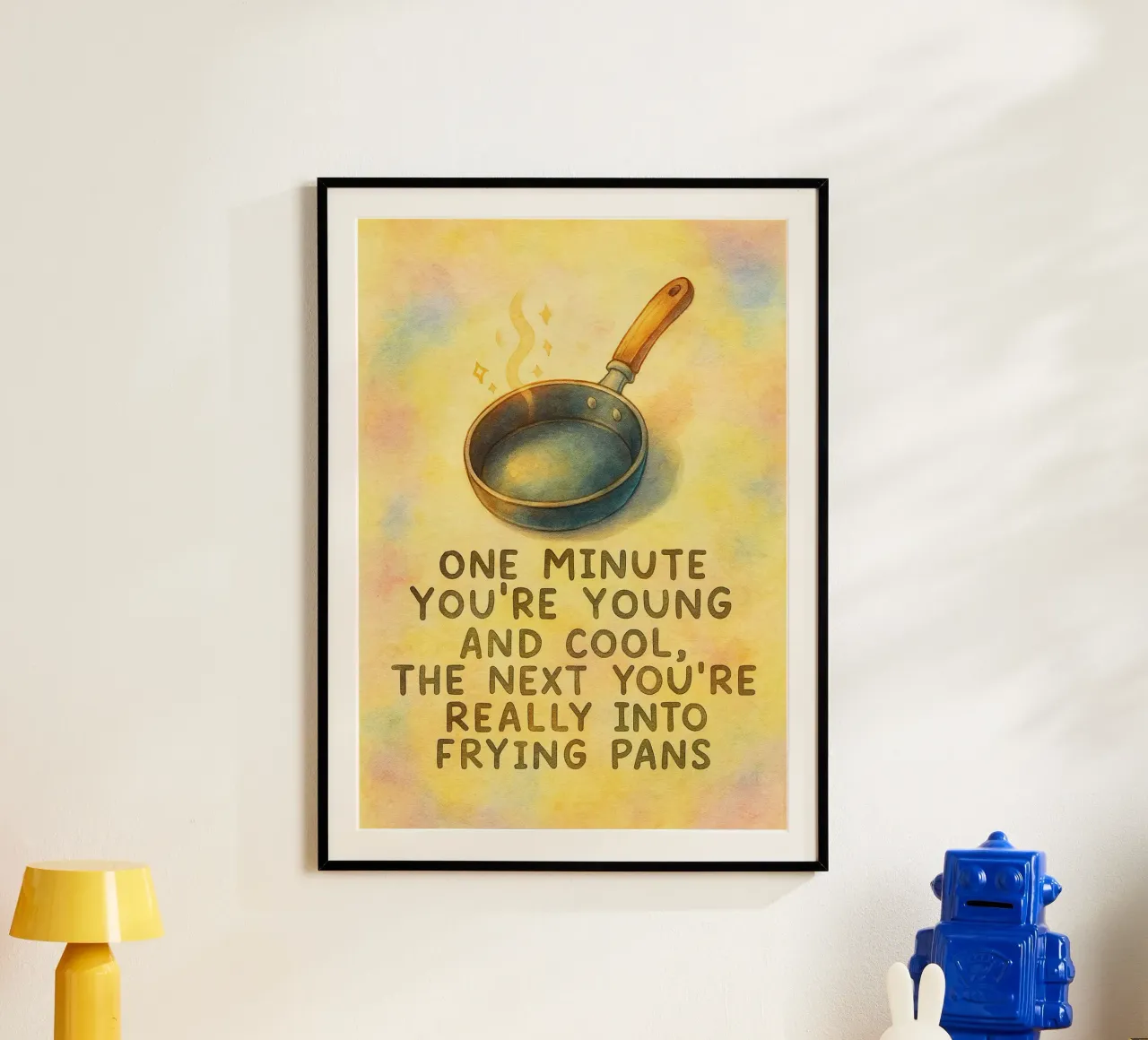 padelle disegno illustrazione poster da citralake