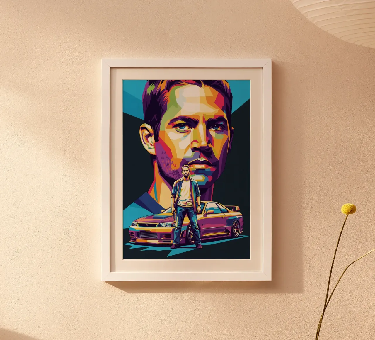 Paul Walker Kunst (3) Poster von Hantamrata