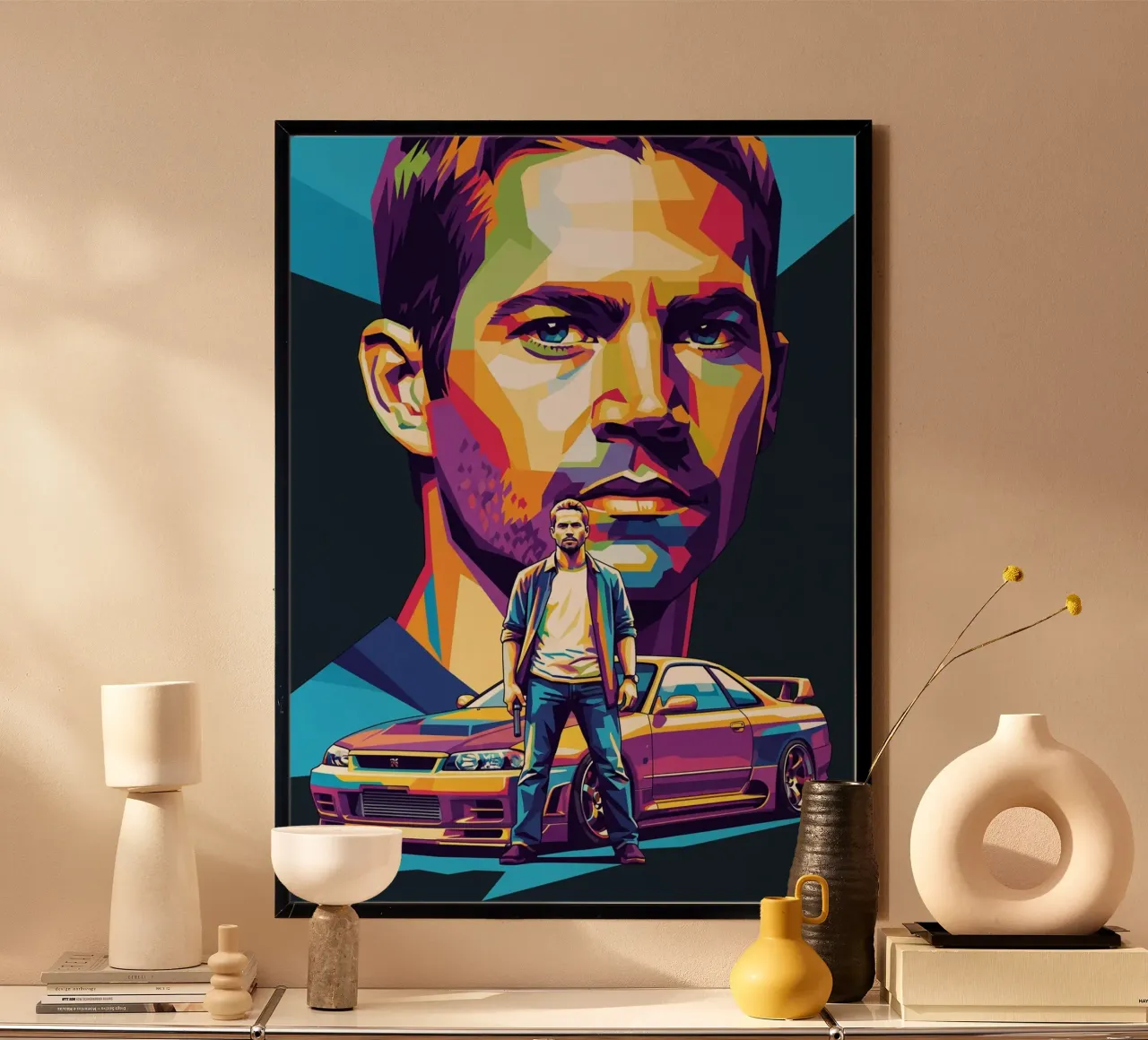 Paul Walker Kunst (3) Poster von Hantamrata