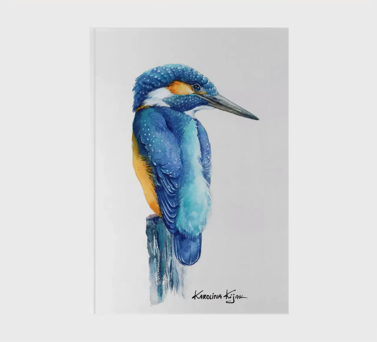 Kingfisher Notizbuch von Karolina Kijak