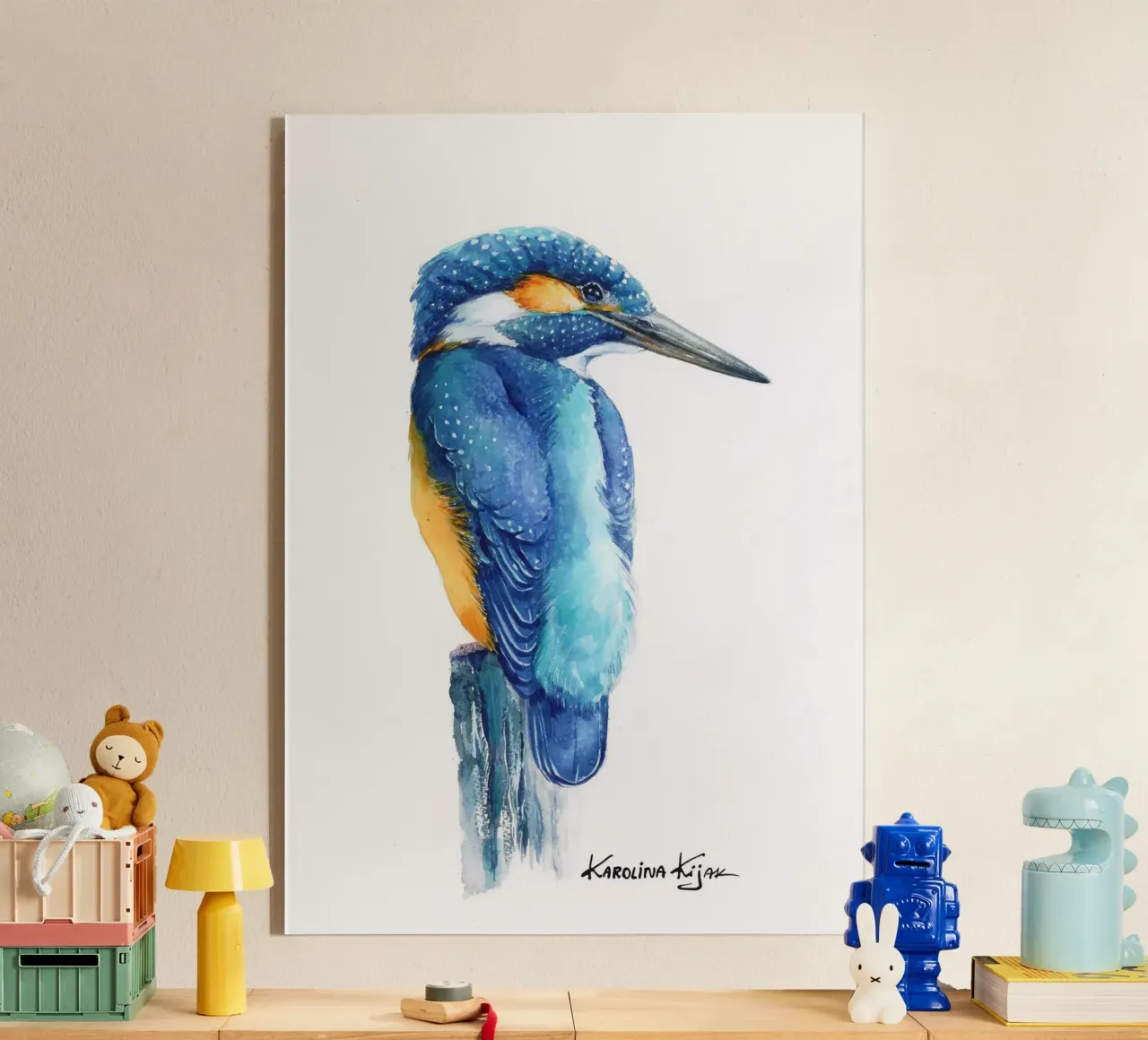 Kingfisher plexiglass da Karolina Kijak