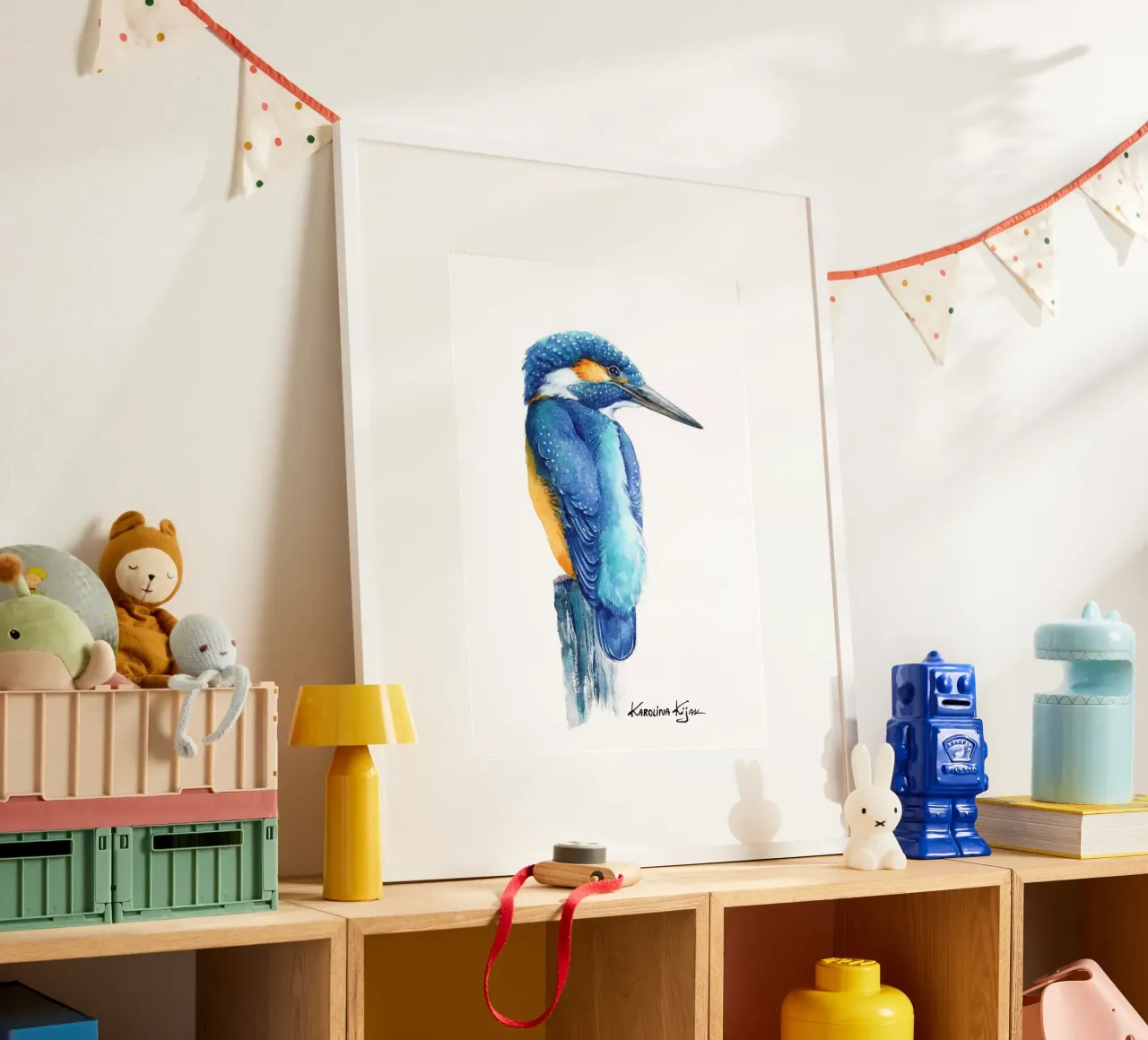 Kingfisher carta hahnemühle da Karolina Kijak