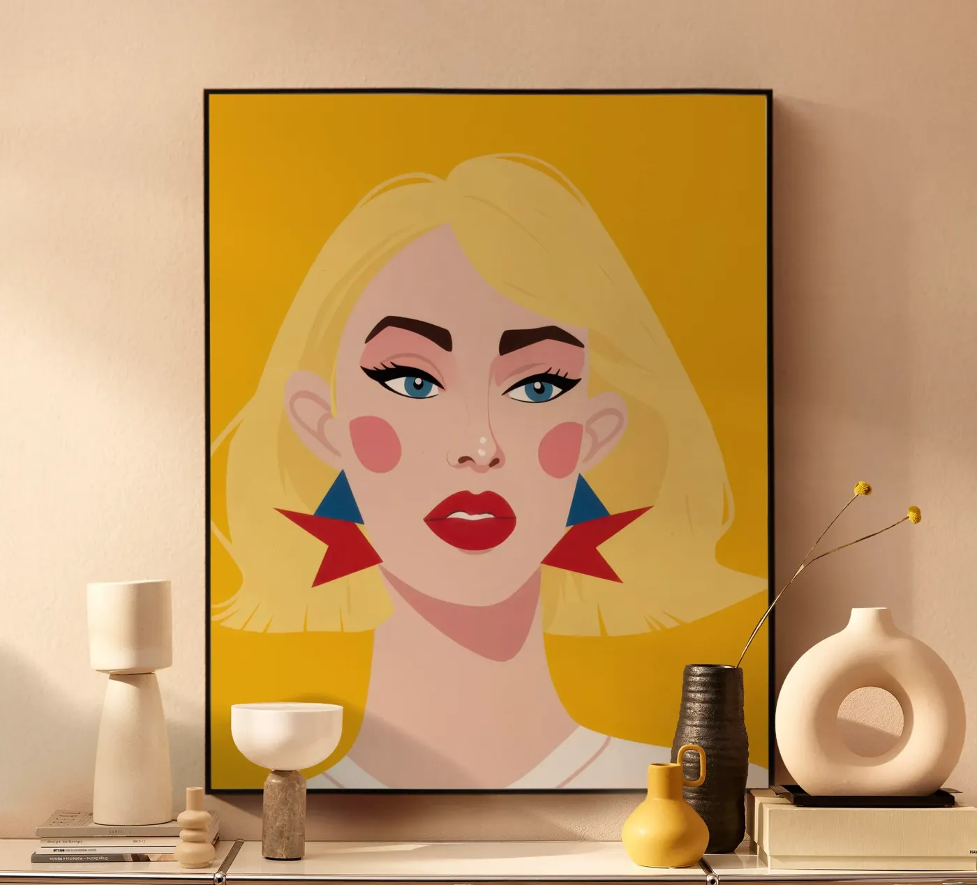 Stella bionda Pop plexiglass da Gaia Viesta