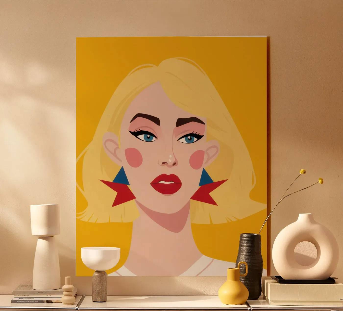 Stella bionda Pop plexiglass da Gaia Viesta