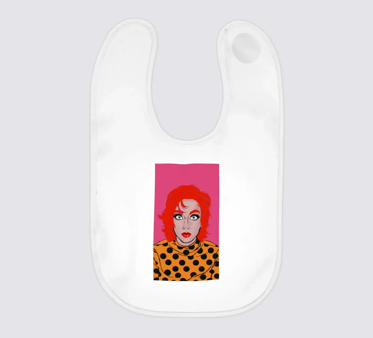 Stupore della Pop Art bavaglino da Selene Shade