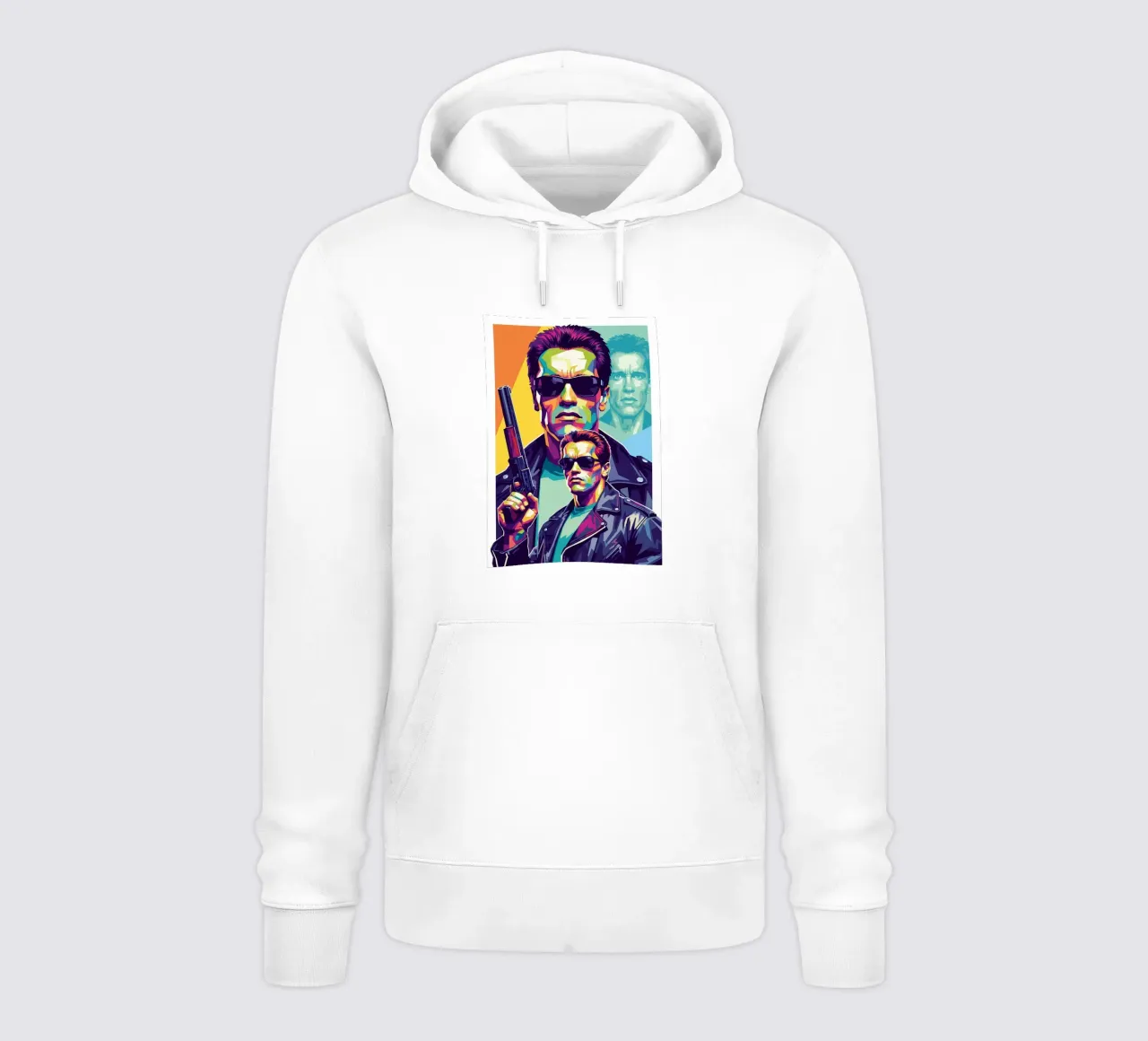 Terminator - Arnold Schwarzenegger (1) felpa con cappuccio da Hantamrata
